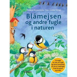 Blmejsen og andre fugle i naturen