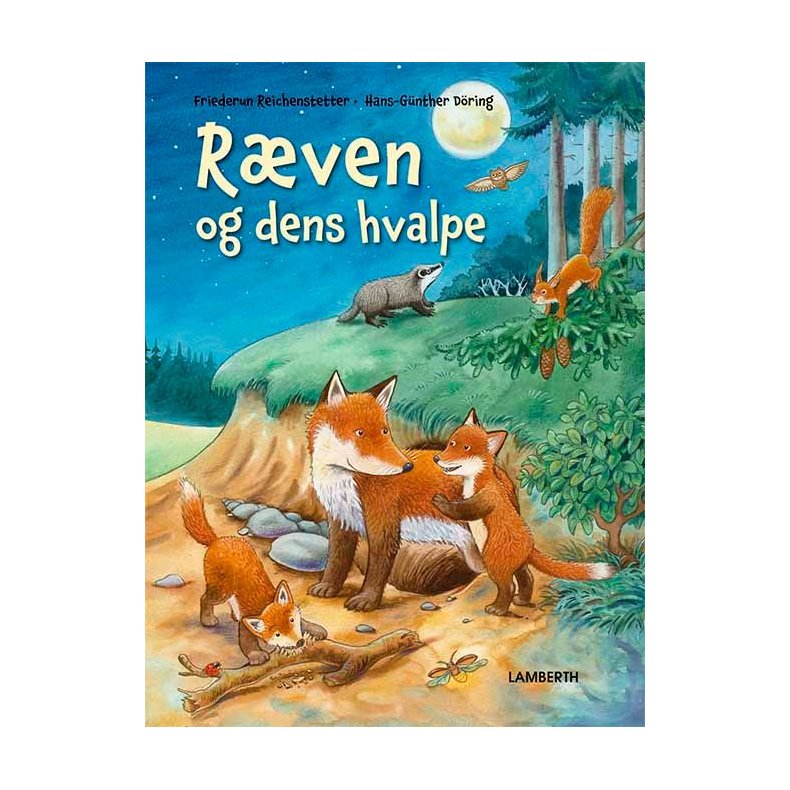 Rven og dens hvalpe 