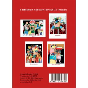 Gaveske med dobbeltkort