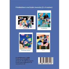 Gaveske med dobbeltkort