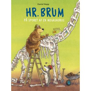 Hr. Brum p� sporet af en megasaurus