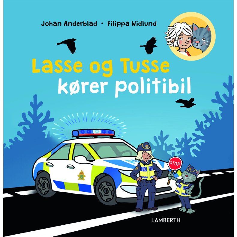 Lasse og Tusse k�rer politibil