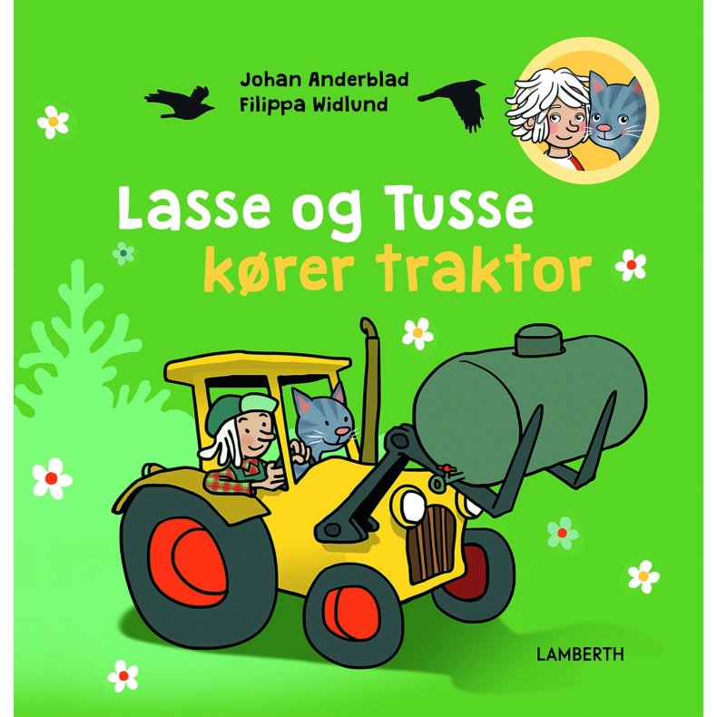 Lasse og Tusse k�rer traktor