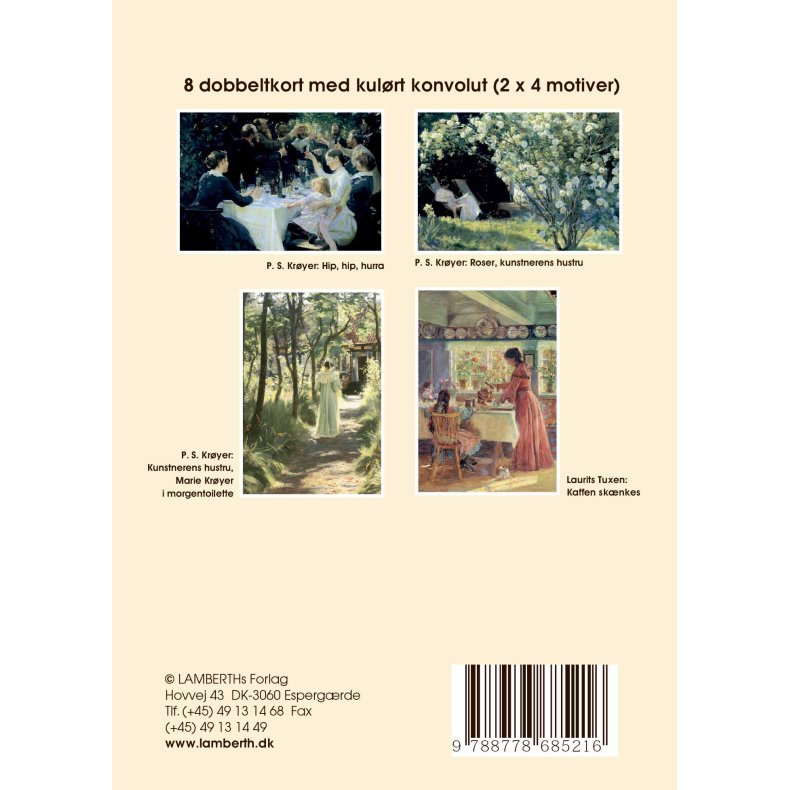 Gaveske med dobbeltkort