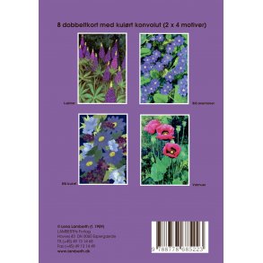 Gaveske med dobbeltkort