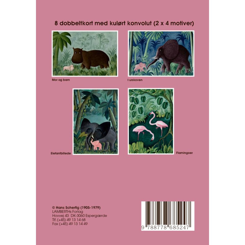 Gaveske med dobbeltkort