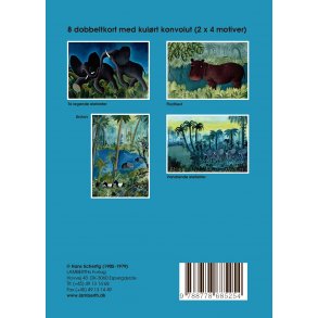 Gaveske med dobbeltkort