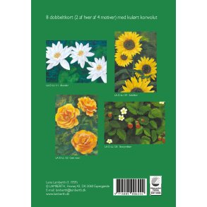 Lille gaveske m. 8 gavemrker