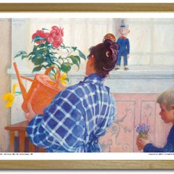 Carl Larsson plakat 30x40cm i ramme
