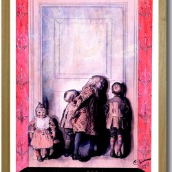 Carl Larsson plakat 30x40cm i ramme
