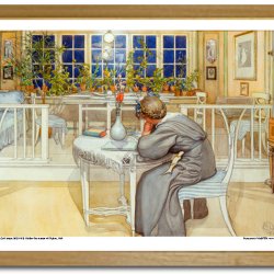 Carl Larsson plakat 30x40cm i ramme
