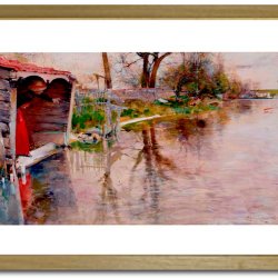 Carl Larsson plakat 30x40cm i ramme