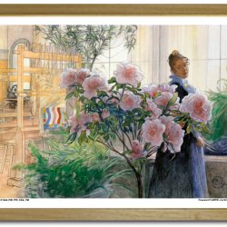 Carl Larsson plakat 30x40cm i ramme