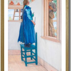 Carl Larsson plakat 30x40cm i ramme