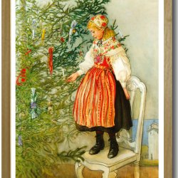 Carl Larsson plakat 30x40cm i ramme