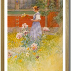 Carl Larsson plakat 30x40cm i ramme