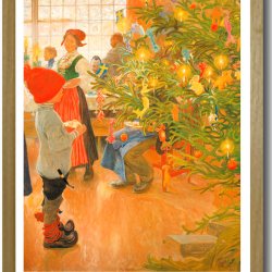 Carl Larsson plakat 30x40cm i ramme