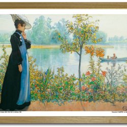 Carl Larsson plakat 30x40cm i ramme
