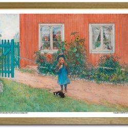 Carl Larsson plakat 30x40cm i ramme
