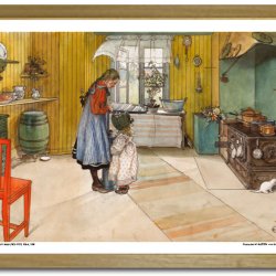 Carl Larsson plakat 30x40cm i ramme