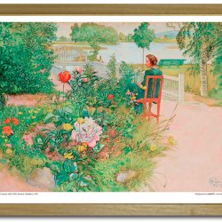 Carl Larsson plakat 30x40cm i ramme