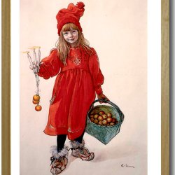 Carl Larsson plakat 30x40cm i ramme