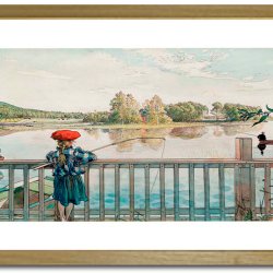 Carl Larsson plakat 30x40cm i ramme