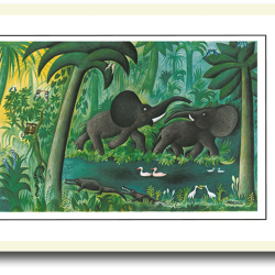 Scherfig plakat 30x40cm i ramme