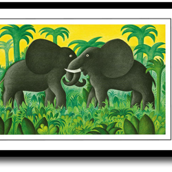 Scherfig plakat 30x40cm i ramme