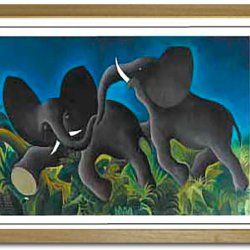 Scherfig plakat 30x40cm i ramme