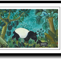 Scherfig plakat 30x40cm i ramme