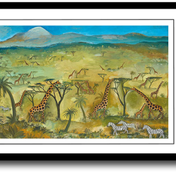 Scherfig plakat 30x40cm i ramme