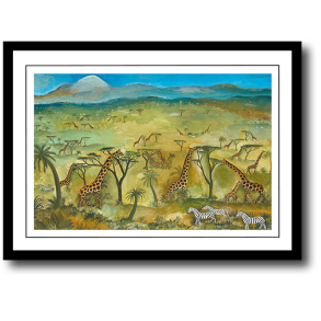 Scherfig plakat 30x40cm i ramme