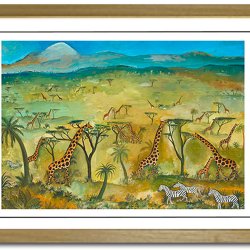 Scherfig plakat 60x80cm i ramme