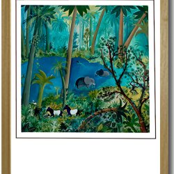 Scherfig plakat 30x40cm i ramme