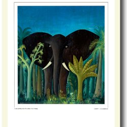 Scherfig plakat 30x40cm i ramme