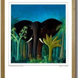 Scherfig plakat 30x40cm i ramme