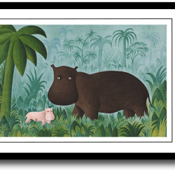 Scherfig plakat 30x40cm i ramme