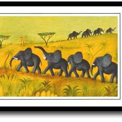 Scherfig plakat 30x40cm i ramme