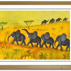 Scherfig plakat 60x80cm i ramme