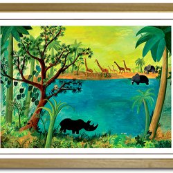 Scherfig plakat 30x40cm i ramme