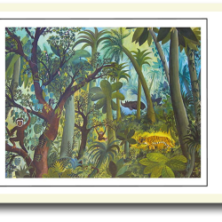 Scherfig plakat 30x40cm i ramme