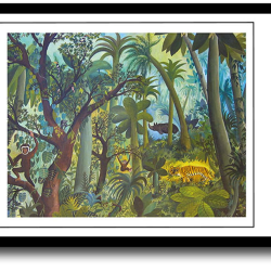 Scherfig plakat 30x40cm i ramme