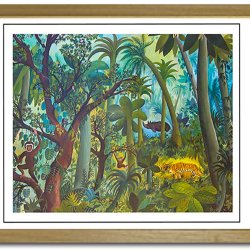 Scherfig plakat 30x40cm i ramme