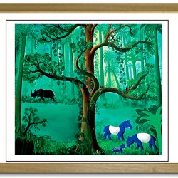 Scherfig plakat 60x80 cm. i ramme