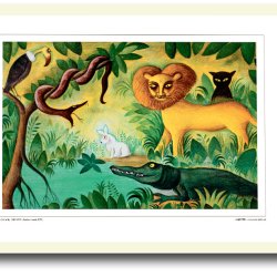 Scherfig plakat 30x40cm i ramme