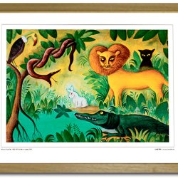 Scherfig plakat 30x40cm i ramme