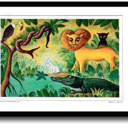 Scherfig plakat 30x40cm i ramme