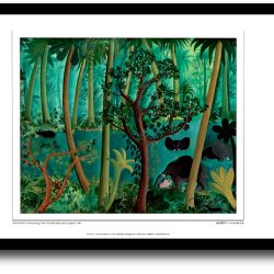 Scherfig plakat 30x40cm i ramme