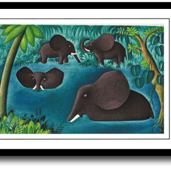 Scherfig plakat 30x40cm i ramme